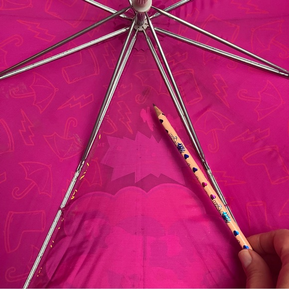 90s Vintage Rugrats Kids Umbrella 1998 Viacom Pink Parapluie Les Razmoket - Picture 12 of 17